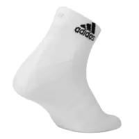 阿迪达斯 (adidas)男袜女袜2024春季新款运动袜跑步健身舒适透气休闲中筒袜