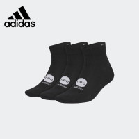 阿迪达斯中性款男女同款运动短筒百搭运动袜