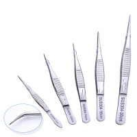 竹江 医用尖头镊子 100mm