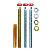膨胀螺栓螺母平垫弹垫组合件M16*150 8.8