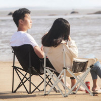 何大屋 - 露营月亮椅HDW1700米白色