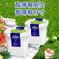 天润润康全脂风味发酵乳酸奶1kg*2桶 新疆黄金奶源 豆腐状入口即化 全程冷链运输保鲜到家