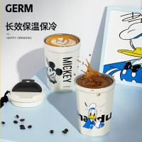 GERM格沵 唐老鸭系列菱形咖啡杯(贝壳白) GE-DS22AW-K13