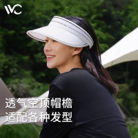 VVC 防晒帽遮阳帽男女防紫外线遮脸运动空顶太阳时尚大檐帽子 风尚版 可备注颜色