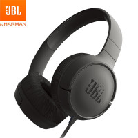 JBL TUNE 500 头戴式有线耳机耳麦 运动耳机+游戏耳机 3.5毫米 暗夜黑