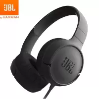 JBL TUNE 500 头戴式有线耳机耳麦 运动耳机+游戏耳机 3.5毫米 暗夜黑