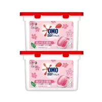 奥妙自然工坊樱花甜香柔护洗衣凝珠(400G)*2盒