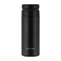 乐扣乐扣(LOCK&LOCK) LHC3289BLK 立立推盖保温杯不锈钢内胆多色可选 350mL 黑色