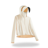 披肩防晒衣女夏防紫外线大帽檐防晒衫冰丝透气防晒服