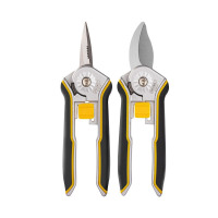 得力(deli)DL580243 园艺剪套装精品装(黑)2件套