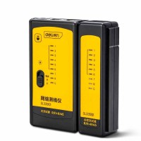 得力(deli)网络测线仪POE测线(黄)RJ45+RJ11DL335101