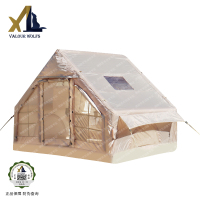 骁狼(XIAOLANG)充气帐篷户外露营野营便携公园帐篷家庭落地帐篷 6.4平牛津布