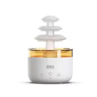 笨笨马加湿器香薰家用静音雾化器办公桌面学生宿舍床头便携式氛围夜灯高颜值可爱生日礼物女生BX02 乳白色 f