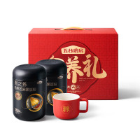 五谷磨房食养黑芝麻糊核桃芝麻黑豆粉活力焕黑 1200g 盒