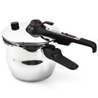 特百惠(Tupperware) 6.5L至尊炫光压力锅 304不锈钢 口径22CM 三挡控温