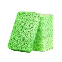 天然抗菌木浆棉洗碗海绵擦厨房刷碗刷锅百洁布吸水强去污神器1929