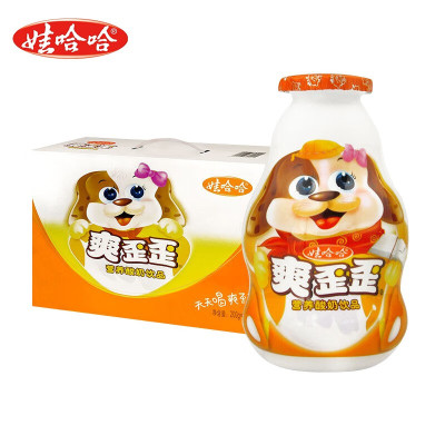 娃哈哈爽歪歪200g*24瓶营养酸奶饮品金典儿童学生营养早餐牛奶饮料