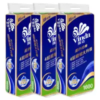 维达 V4080 维达蓝色经典卫卷4层160克10卷*3提装