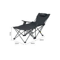 NatureHike聚拢式连桌躺椅黑灰色CNK2300JJ012