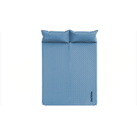 NatureHike带枕双人充气垫-升级款石墨蓝NH18Q010-D