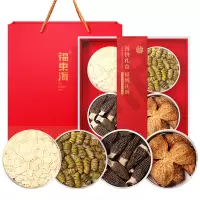 福东海 西洋参片铁皮石斛羊肚菌陈皮礼盒160克