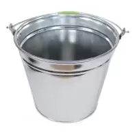 工霸(GONGBA)加厚白铁桶铁皮水桶 12L(1个装)