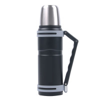 特百惠(Tupperware) 1.2L保温杯 保温壶 大容量 环保涂层 放置稳定 酷炫黑