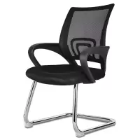 办公椅电脑椅靠背椅人体工学弓形座 黑色弓形