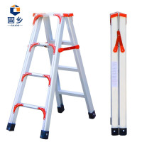 梯子人字梯铝合金梯子 加厚双侧折叠梯工程梯 装修梯具 加宽加固款 1.2m
