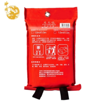 神龙玻璃纤维灭火毯 车用家用酒店消防安全应急毯1.5米×1.5米