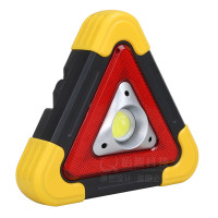 汽车三角架警示牌标志紧急停车三角架 三角警示架+两节电池