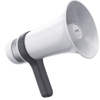 花木兰 录音大喇叭手持宣传可充电喊话扩音器