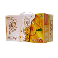 蒙牛(Arla) 真果粒 黄桃果粒牛奶250g*12盒 营养早餐