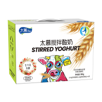 太慕 搅拌酸奶145g*6杯原味礼盒装 水果谷物麦片嚼拌搅拌酸奶
