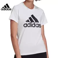 阿迪达斯 (adidas)女子运动训练休闲圆领短袖T恤