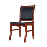 会议椅实木办公椅木制电脑椅子弯腿常规