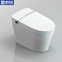 便洁宝(Bejoan)家用马桶自动无水压智能一体式白色坐便器座圈加热烘干P50A1 400坑距