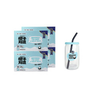 椰子知道 0糖鲜椰汁200ml*8*4箱+色彩灵感杯*1