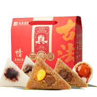 真真老老(Zhenzhen Laolao) 真情礼粽1480g 嘉兴粽子礼盒
