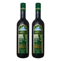 鲁花果尔牌高端特级初榨橄榄油750ML*2西班牙原料食用烹饪家用植物油