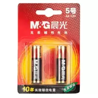晨光 碱性电池 ARC92554 5号 2粒吸卡(卡)