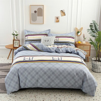 Cmierf Kuect(中国CK)蓝彩条聚酯纤维四件套CK-J0135