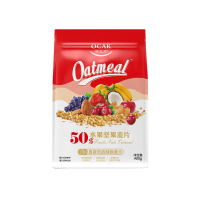 欧扎克 即食燕麦片代餐速食 50%水果坚果麦片400g*2袋 营养早餐