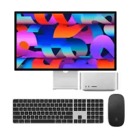 Apple/苹果 Mac Studio 12核+Studio Display标准玻璃面板+妙控键盘+妙控鼠标