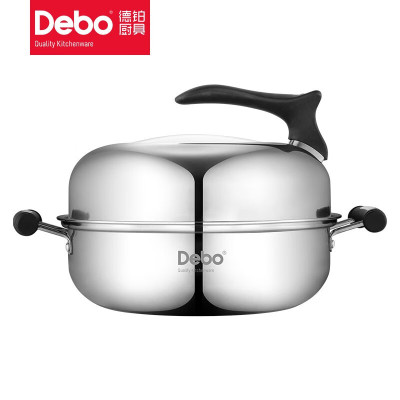 德铂 比特堡蒸锅汤锅火锅 DEP-277 单底26cm