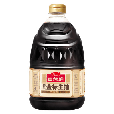 鲁花自然鲜特级金标生抽3.8L 大桶商用装炒菜凉拌烹饪提鲜特级酿造调味生抽