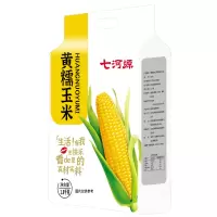 七河源黄糯玉米1.8kg 2024年新玉米棒 *8棒 东北玉米 加热即食