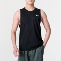 安德玛(Under Armour)UA运动男24夏新款健身训练速干紧身休闲无袖T恤