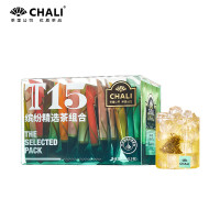 CHALI茶里花草茶叶T15缤纷茶盒装15包48g果茶包红茶茉莉花茶