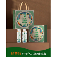 尚明源山茶油(铁罐)简装礼盒500ML*2